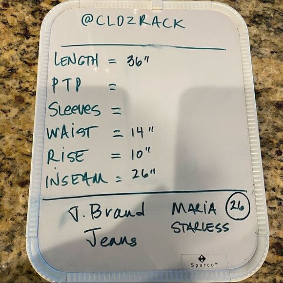 J. Brand Sz 26 Blue Indigo Denim Maria Straight Skinny Leg Jeans - Picture 6 of 10